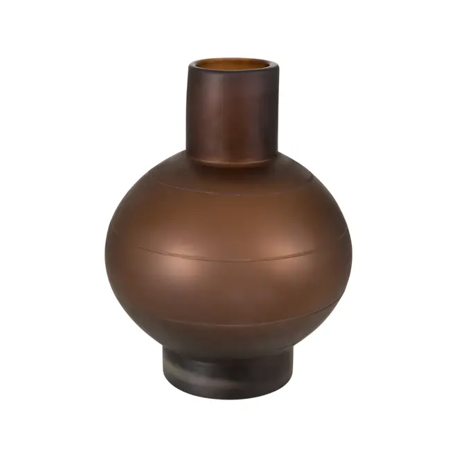 VASO 22 CM MONZE - MARROM/MANJERICÃO - Foto 2