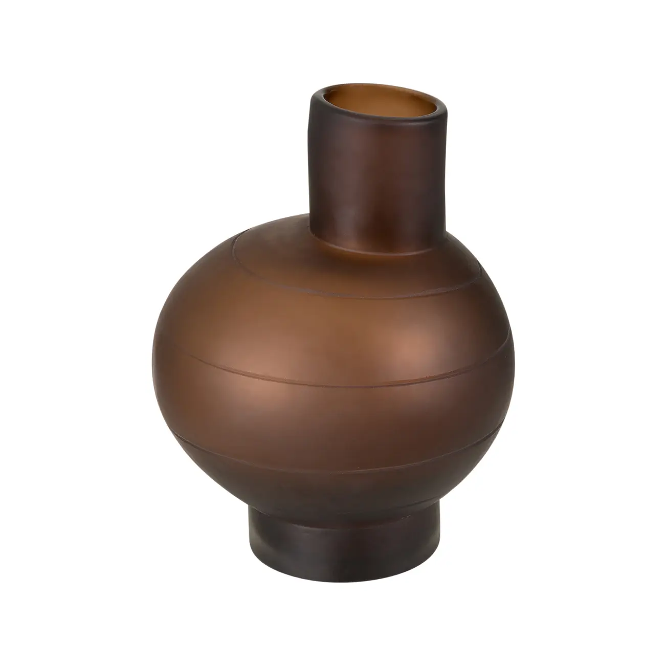 VASO 22 CM MONZE - MARROM/MANJERICÃO - Foto 3