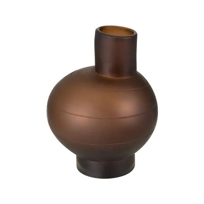 VASO 22 CM MONZE - MARROM/MANJERICÃO - Foto 3