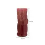 GORT VASO 27 CM - VERMELHO HINDU - Foto 5