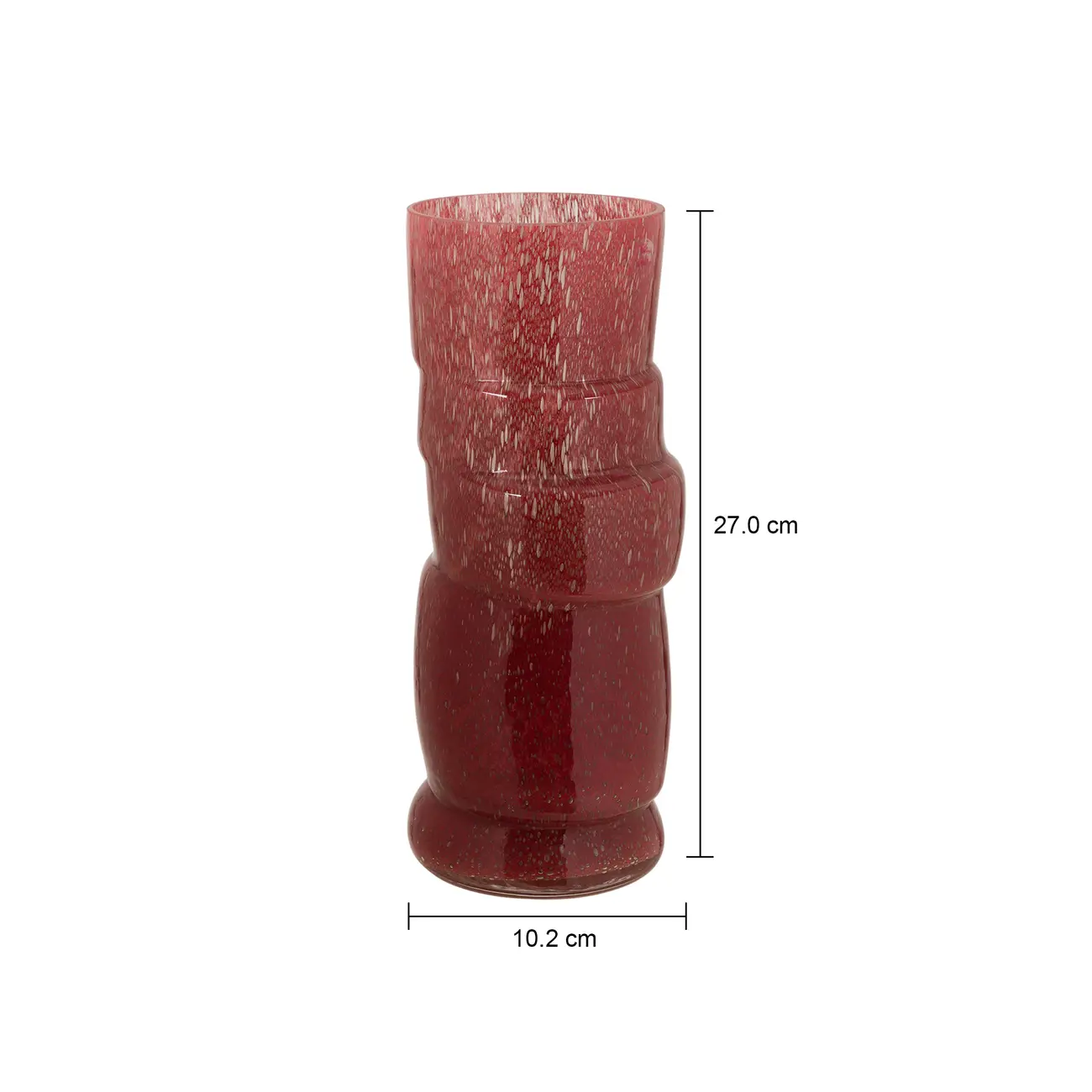 GORT VASO 27 CM - VERMELHO HINDU - Foto 5