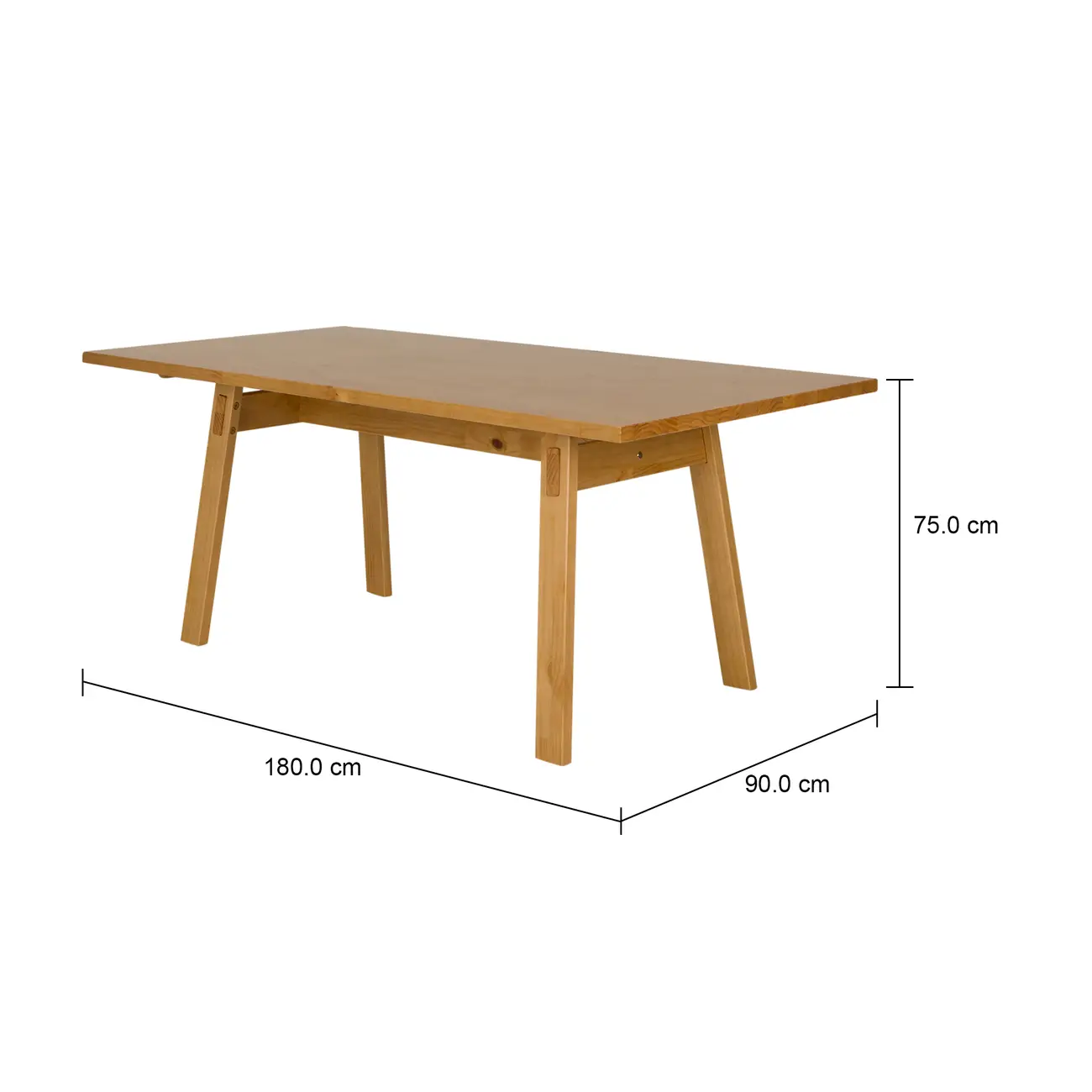 MESA DE JANTAR 1,80 M X 90 CM PETRÓPOLIS - AMÊNDOA - Foto 6