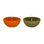 VELA 4 CM X 7 CM COM 2 APOENA - TERRACOTA/MUSGO - Foto 3