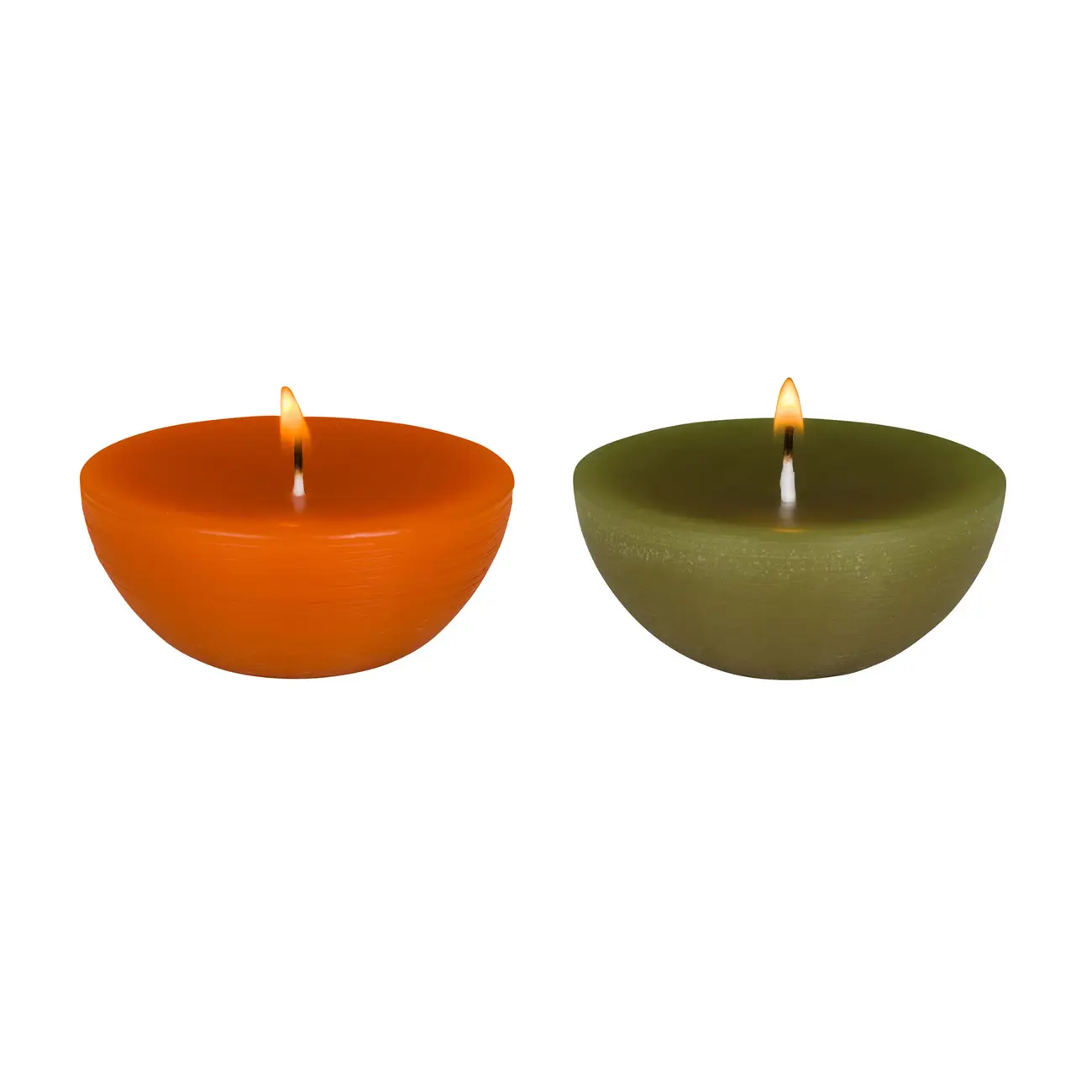VELA 4 CM X 7 CM COM 2 APOENA - TERRACOTA/MUSGO - Foto 3