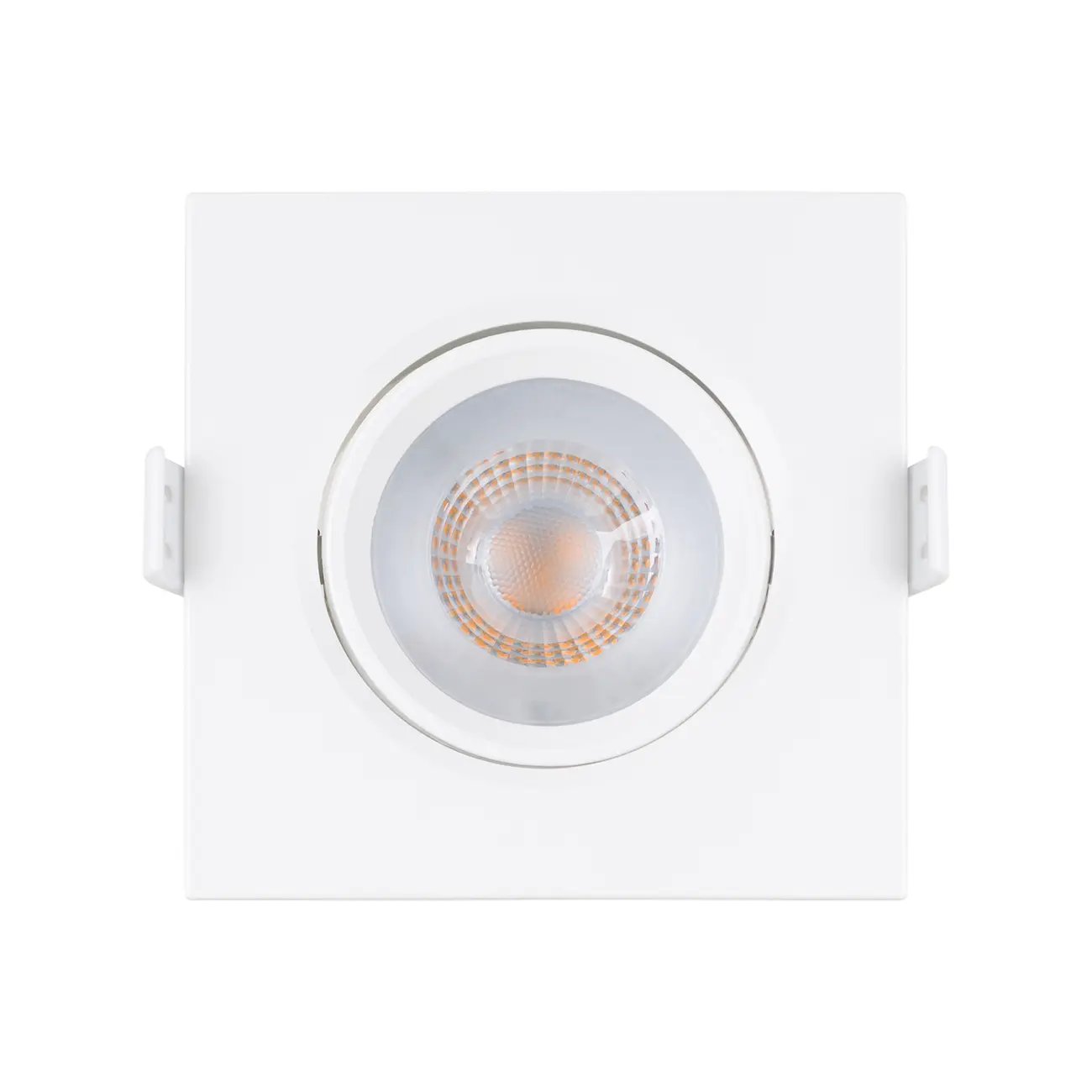 SPOT LED SOBREPOR QD AUT 2,7K LUZ AMARELA 4,5W 127 220V - BRANCO/INCOLOR - Foto 1