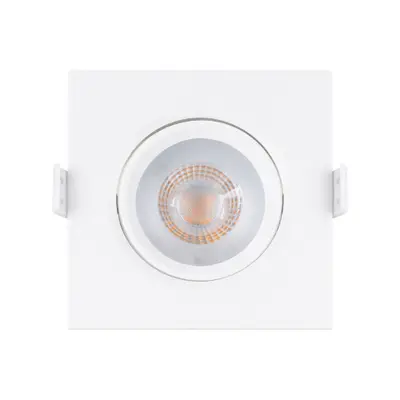 SPOT LED SOBREPOR QD AUT 2,7K LUZ AMARELA 4,5W 127 220V