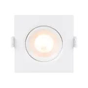 SPOT LED SOBREPOR QD AUT 2,7K LUZ AMARELA 4,5W 127 220V - BRANCO/INCOLOR - Foto 2