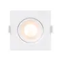 SPOT LED SOBREPOR QD AUT 2,7K LUZ AMARELA 4,5W 127 220V - BRANCO/INCOLOR - Foto 2