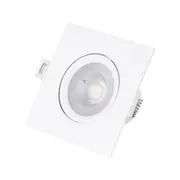 SPOT LED SOBREPOR QD AUT 2,7K LUZ AMARELA 4,5W 127 220V - BRANCO/INCOLOR - Foto 3