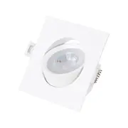 SPOT LED SOBREPOR QD AUT 2,7K LUZ AMARELA 4,5W 127 220V - BRANCO/INCOLOR - Foto 4