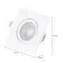 SPOT LED SOBREPOR QD AUT 2,7K LUZ AMARELA 4,5W 127 220V - BRANCO/INCOLOR - Foto 6