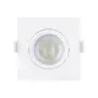 SPOT LED SOBREPOR QD AUT 6,5K LUZ BRANCA 4,5W 127 220V - BRANCO/INCOLOR - Foto 1