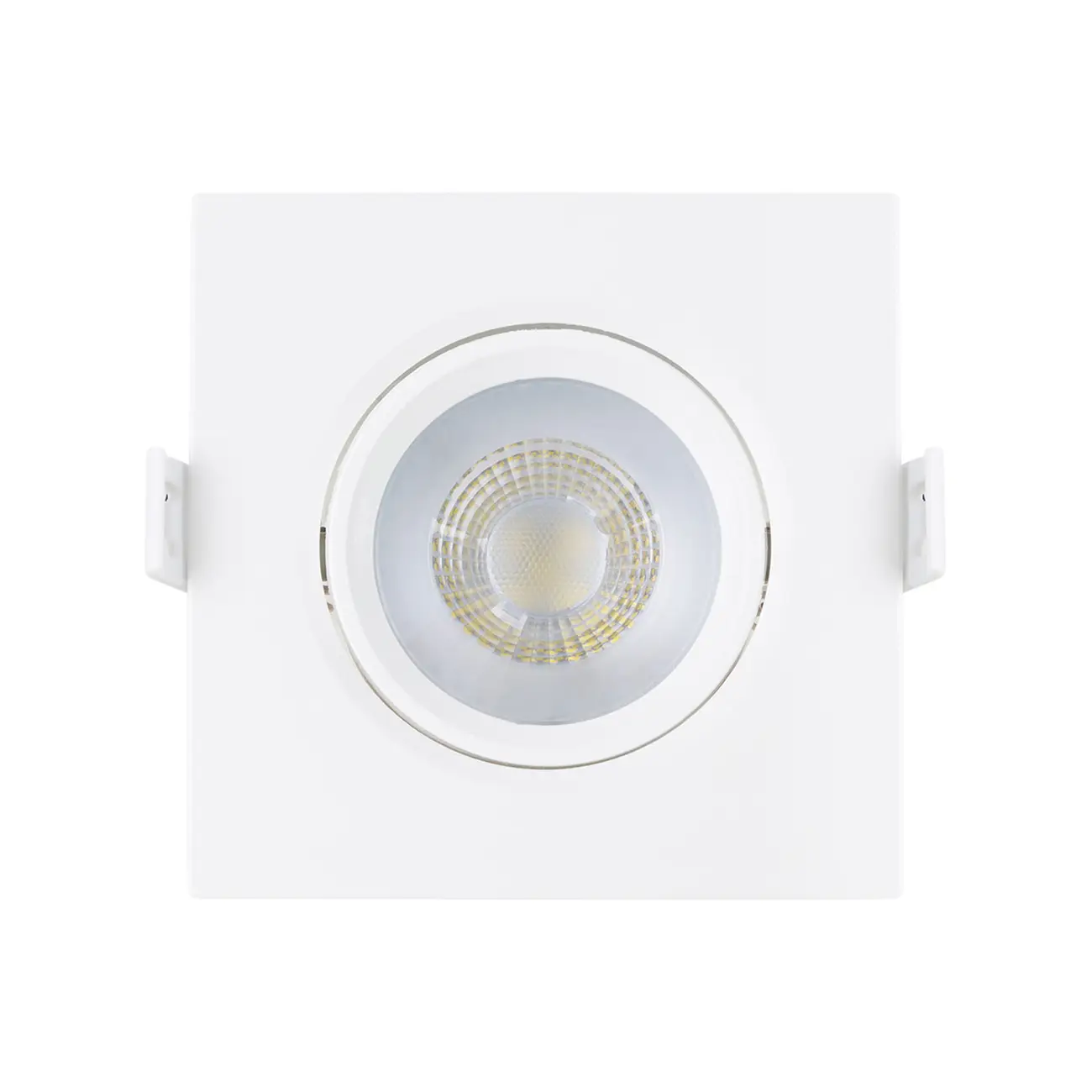 SPOT LED SOBREPOR QD AUT 6,5K LUZ BRANCA 4,5W 127 220V - BRANCO/INCOLOR - Foto 1