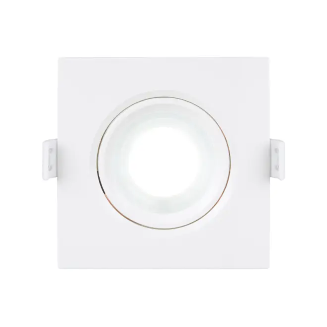SPOT LED SOBREPOR QD AUT 6,5K LUZ BRANCA 4,5W 127 220V - BRANCO/INCOLOR - Foto 2
