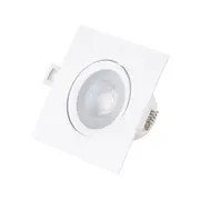SPOT LED SOBREPOR QD AUT 6,5K LUZ BRANCA 4,5W 127 220V - BRANCO/INCOLOR - Foto 3