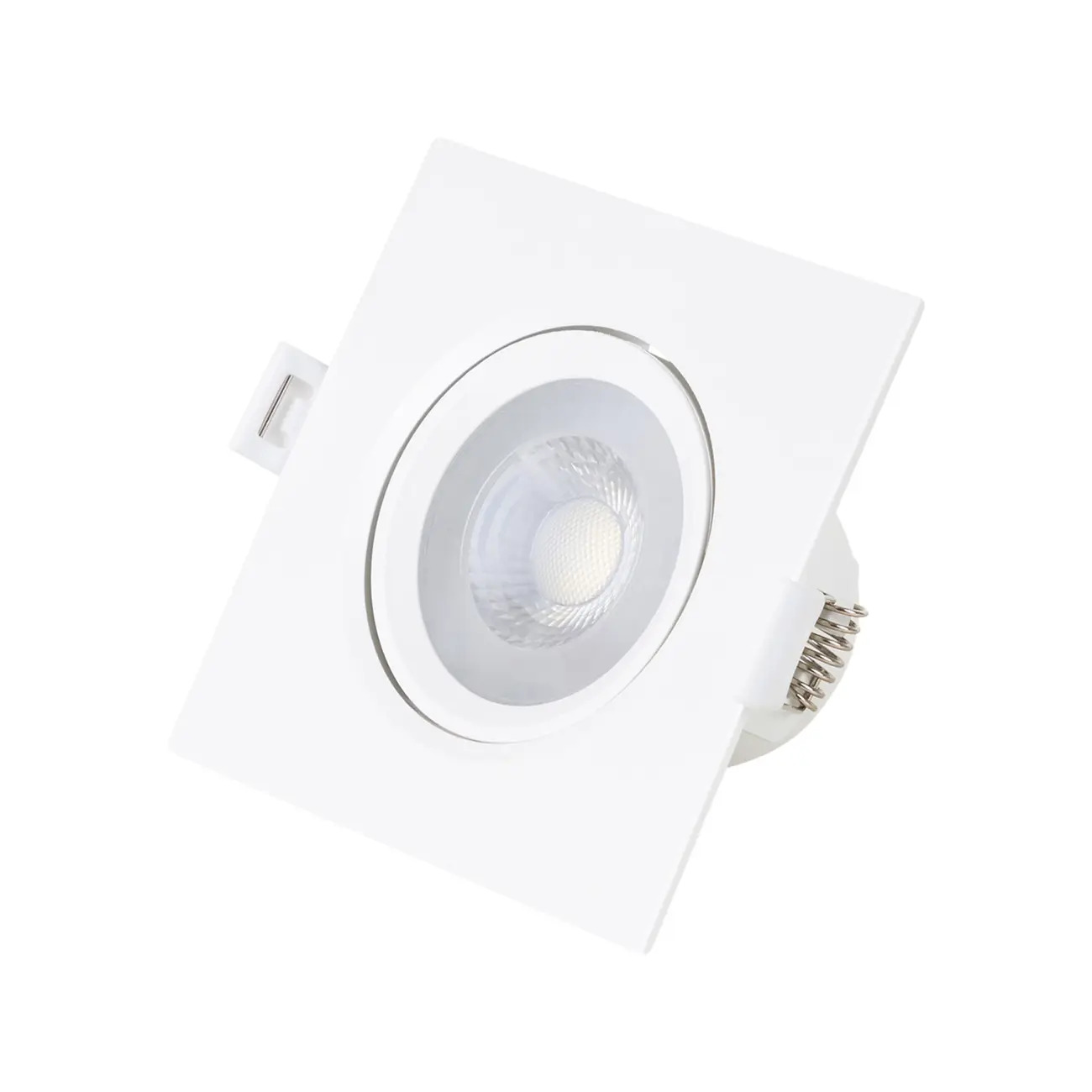 SPOT LED SOBREPOR QD AUT 6,5K LUZ BRANCA 4,5W 127 220V - BRANCO/INCOLOR - Foto 3