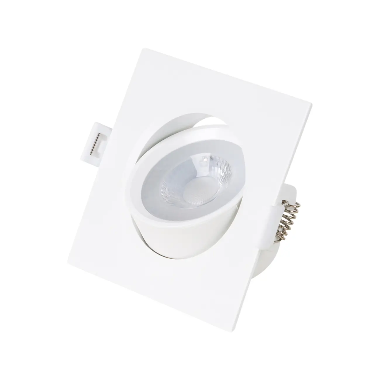 SPOT LED SOBREPOR QD AUT 6,5K LUZ BRANCA 4,5W 127 220V - BRANCO/INCOLOR - Foto 5