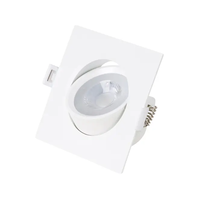 SPOT LED SOBREPOR QD AUT 6,5K LUZ BRANCA 4,5W 127 220V - BRANCO/INCOLOR - Foto 5