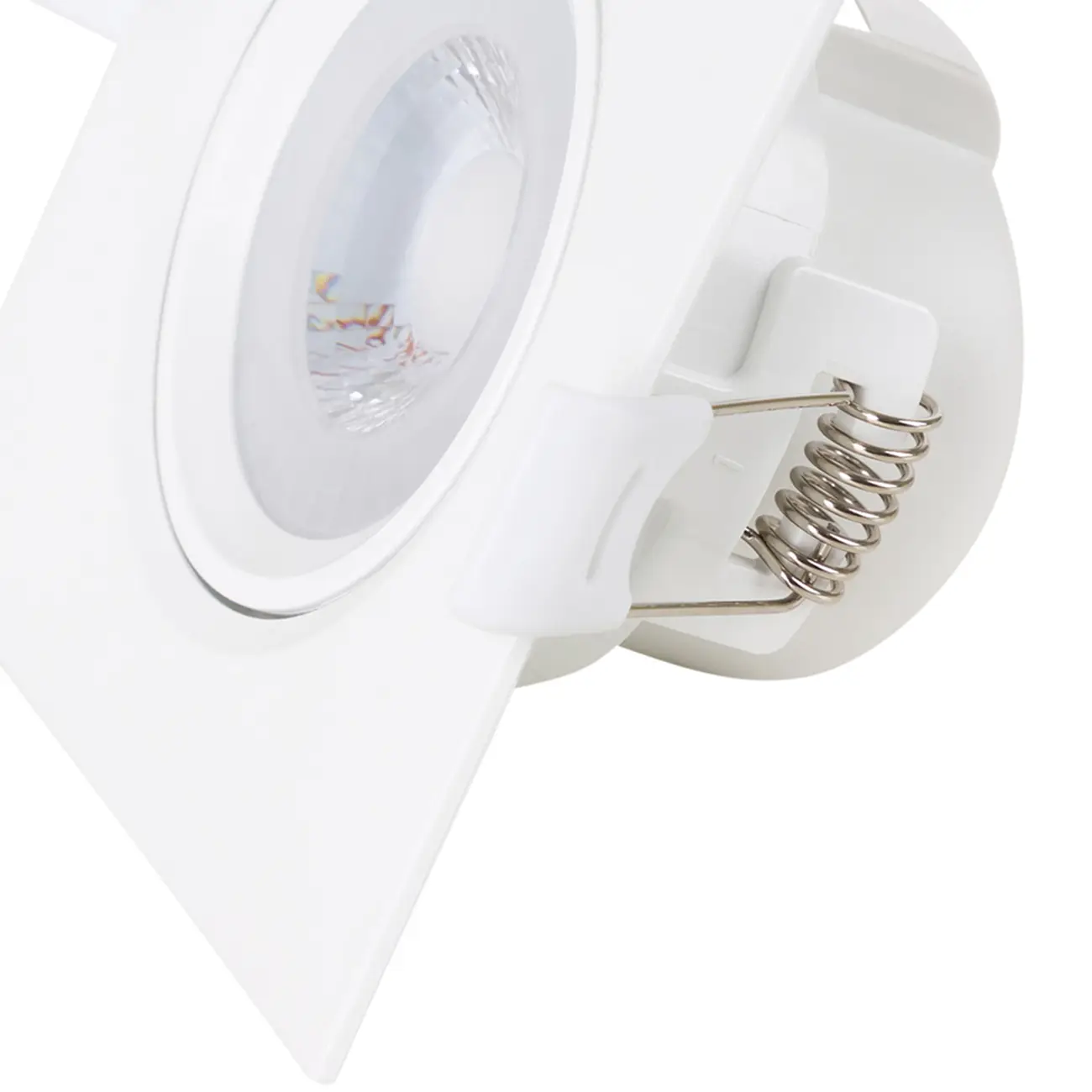 SPOT LED SOBREPOR QD AUT 6,5K LUZ BRANCA 4,5W 127 220V - BRANCO/INCOLOR - Foto 6
