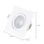 SPOT LED SOBREPOR QD AUT 6,5K LUZ BRANCA 4,5W 127 220V - BRANCO/INCOLOR - Foto 7
