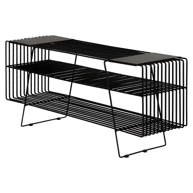 RACK 1,15 M X 36 CM TELMA - PRETO - Foto 2