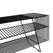 RACK 1,15 M X 36 CM TELMA - PRETO - Foto 4