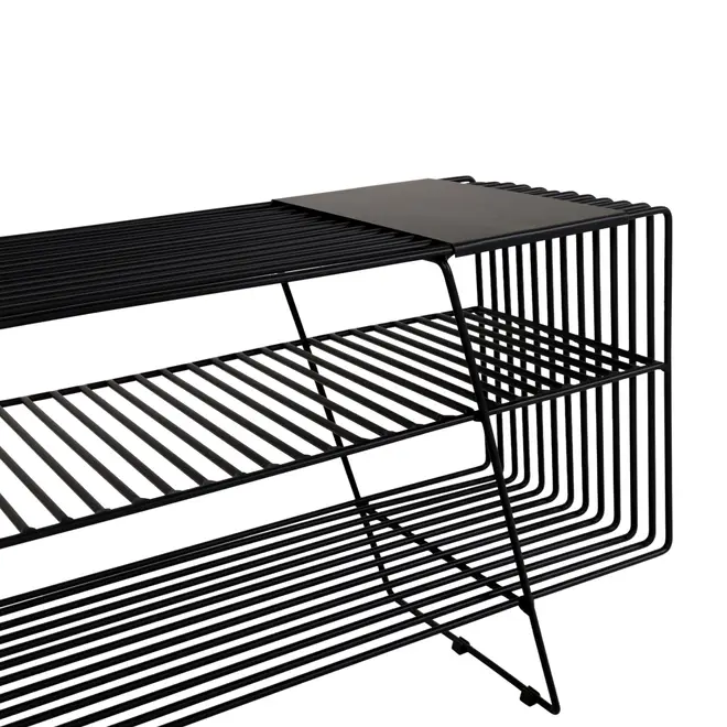 RACK 1,15 M X 36 CM TELMA - PRETO - Foto 4