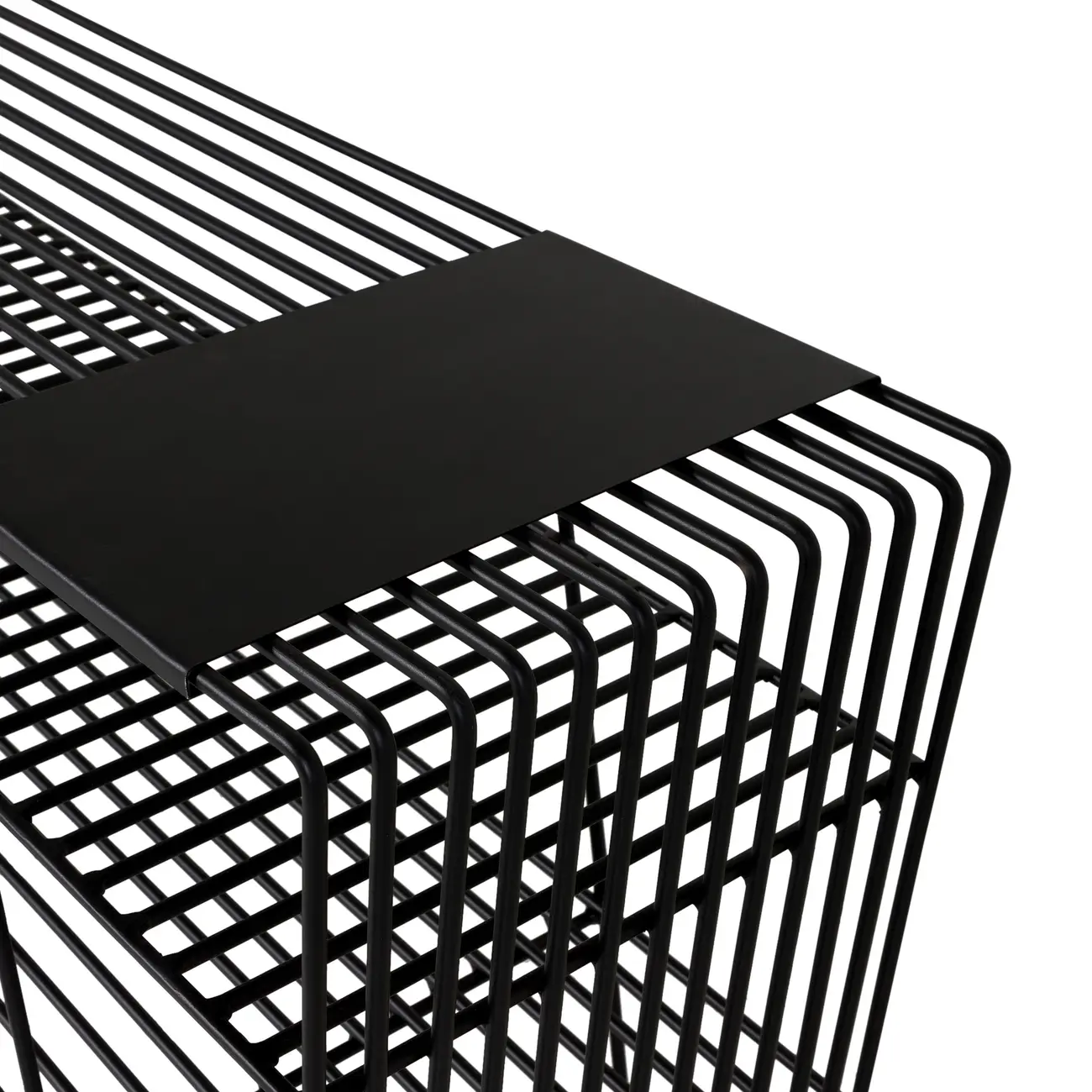 RACK 1,15 M X 36 CM TELMA - PRETO - Foto 5