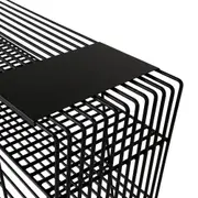RACK 1,15 M X 36 CM TELMA - PRETO - Foto 5