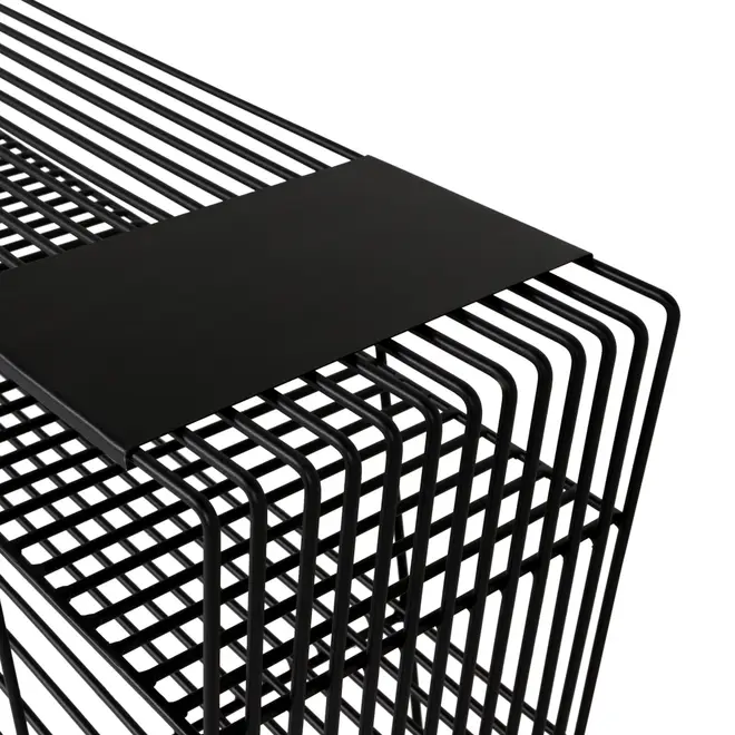 RACK 1,15 M X 36 CM TELMA - PRETO - Foto 5