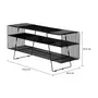 RACK 1,15 M X 36 CM TELMA - PRETO - Foto 6
