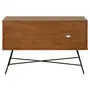 MID CENTURY RACK 1 M X 36 CM - PRETO/NOZES - Foto 4