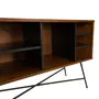 MID CENTURY RACK 1 M X 36 CM - PRETO/NOZES - Foto 7