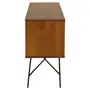 RACK 1,20 M X 36 CM MID CENTURY - PRETO/NOZES - Foto 3