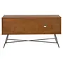 RACK 1,20 M X 36 CM MID CENTURY - PRETO/NOZES - Foto 4