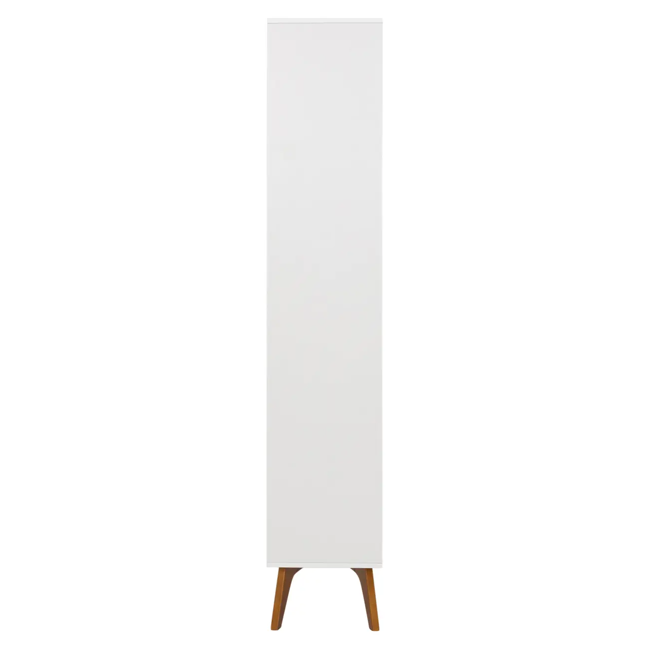 ESTANTE 1 PORTA BASCULANTE 80 CM X 1,70 M ADAMS - BRANCO/NOZES - Foto 5