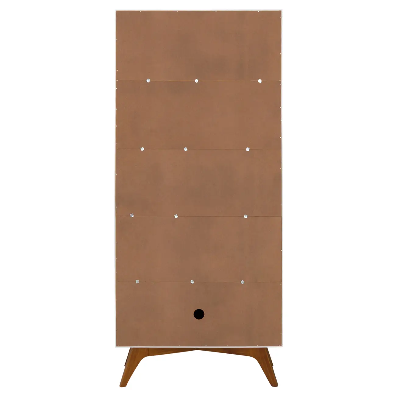 ESTANTE 1 PORTA BASCULANTE 80 CM X 1,70 M ADAMS - BRANCO/NOZES - Foto 6
