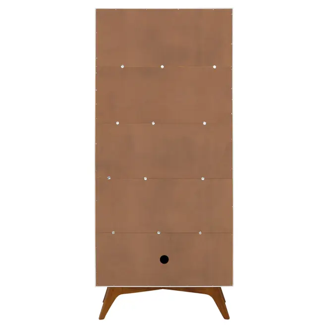 ESTANTE 1 PORTA BASCULANTE 80 CM X 1,70 M ADAMS - BRANCO/NOZES - Foto 6