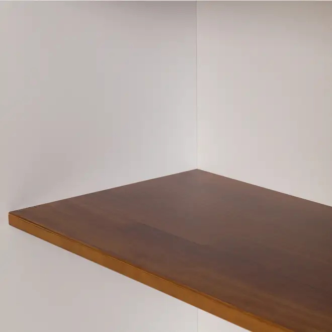 ESTANTE 1 PORTA BASCULANTE 80 CM X 1,70 M ADAMS - BRANCO/NOZES - Foto 9