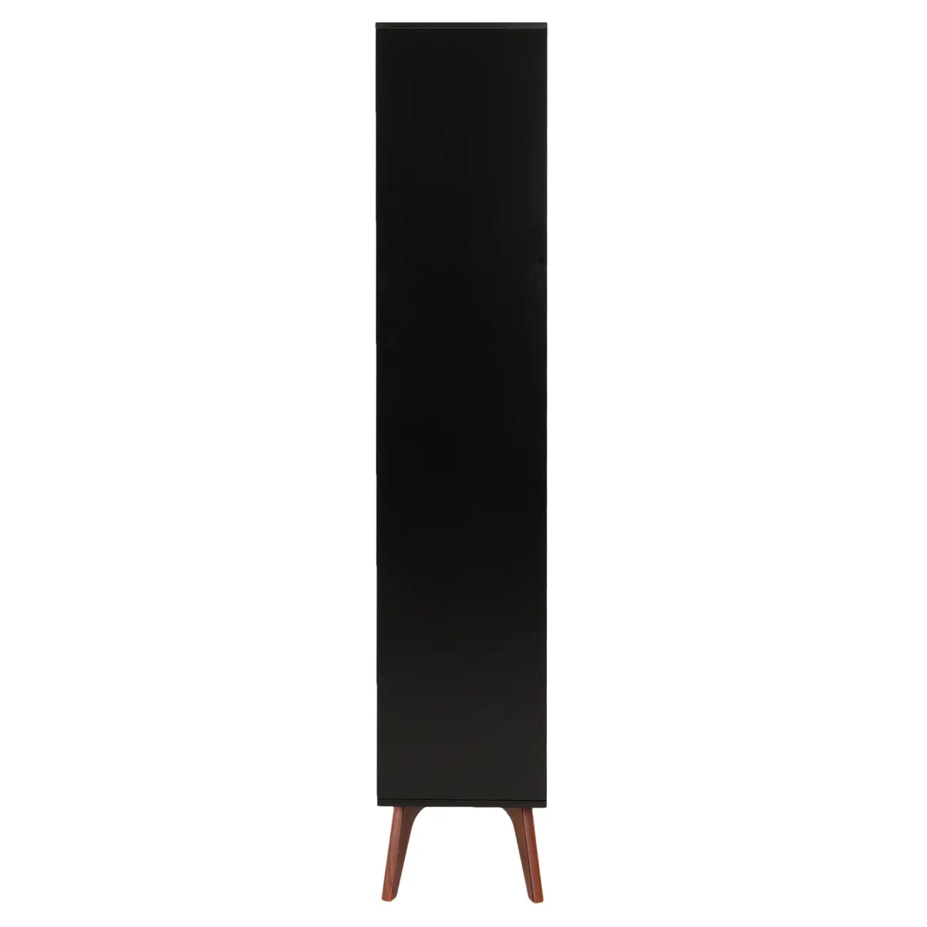 ESTANTE 1 PORTA BASCULANTE 80 CM X 1,70 M ADAMS - PRETO/NOZES - Foto 4