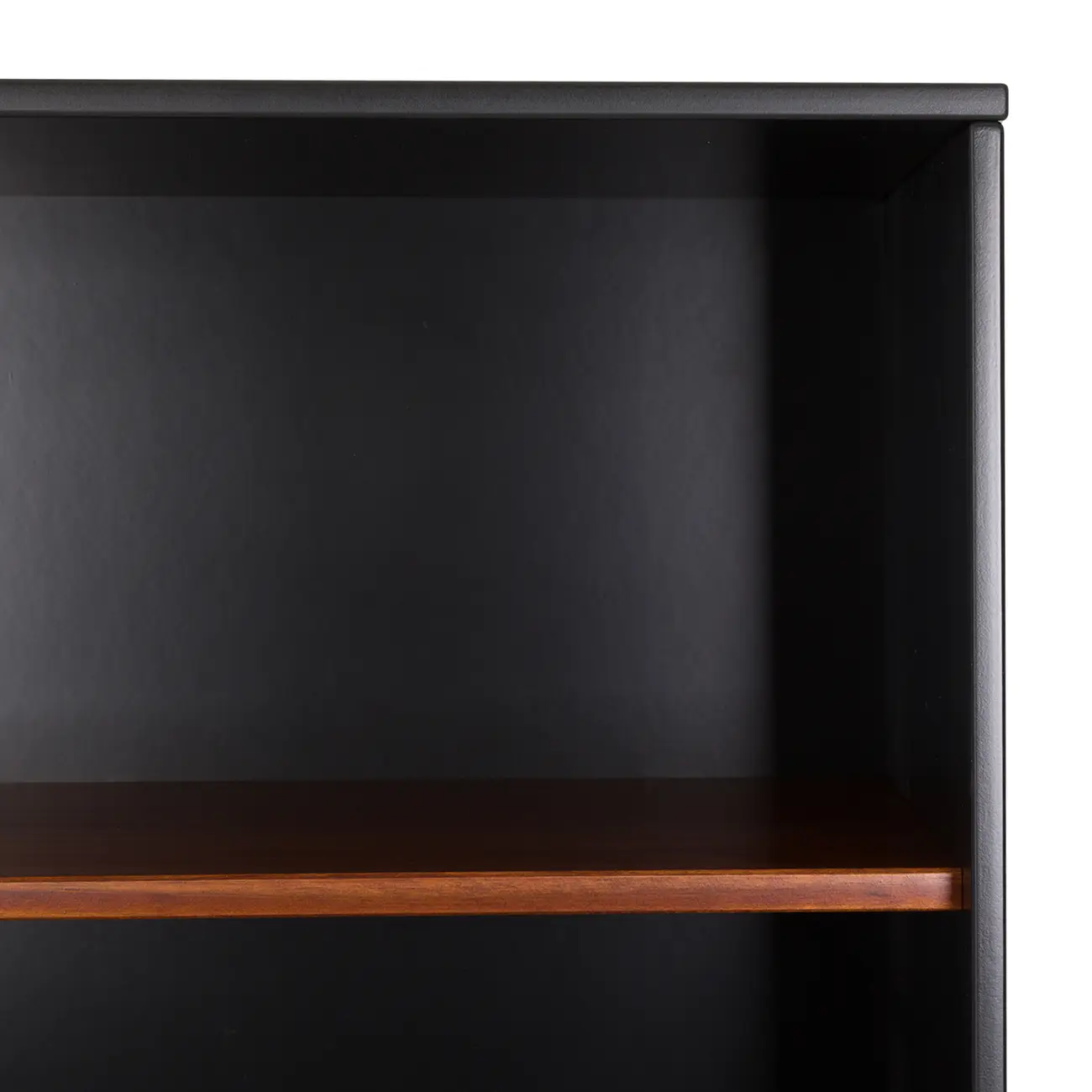 ESTANTE 1 PORTA BASCULANTE 80 CM X 1,70 M ADAMS - PRETO/NOZES - Foto 7