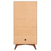 ESTANTE 1 PORTA BASCULANTE 80 CM X 1,70 M ADAMS - PRETO/NOZES - Foto 10