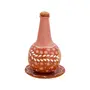 MORINGA COM PRATO 750 ML MÃOS DE BARRO - TERRACOTA/ROSA CLARO - Foto 3