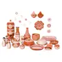 MORINGA COM PRATO 750 ML MÃOS DE BARRO - TERRACOTA/ROSA CLARO - Foto 8