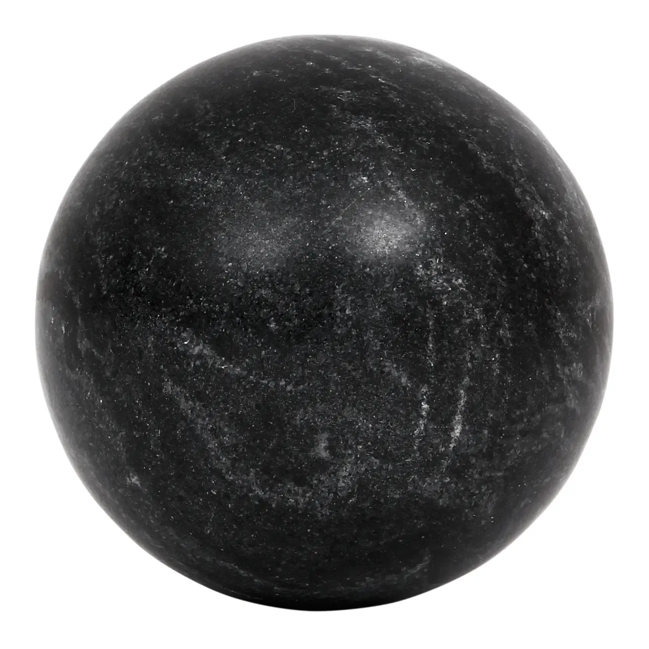 BOLA DECORATIVA GEOMARBLE - CINZA - Foto 1