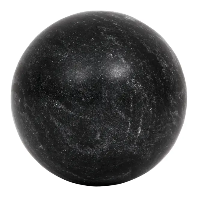 BOLA DECORATIVA GEOMARBLE - CINZA - Foto 1