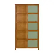 GUARDA-ROUPA 2 PORTAS ARTEIRICE - AMÊNDOA/SÁLVIA - Foto 7