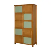 GUARDA-ROUPA 2 PORTAS ARTEIRICE - AMÊNDOA/SÁLVIA - Foto 9