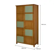 GUARDA-ROUPA 2 PORTAS ARTEIRICE - AMÊNDOA/SÁLVIA - Foto 16