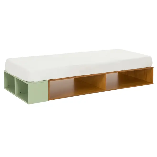 CAMA JÚNIOR/SOLTEIRO 78 CM ARTEIRICE - AMÊNDOA/SÁLVIA - Foto 2
